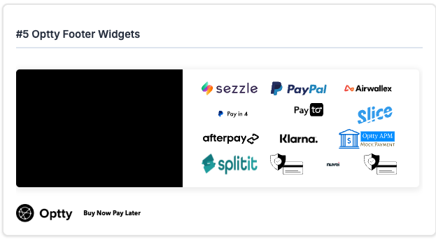 Footer widget Theme 1